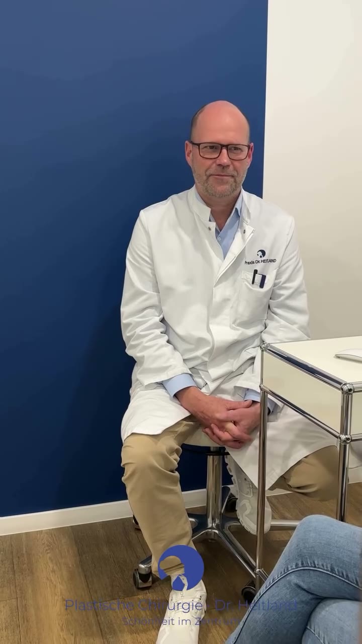 Instagram Reel Dr. Heitland: Brustvergrößerung mit Preservé Technik – schneller als beim Friseur